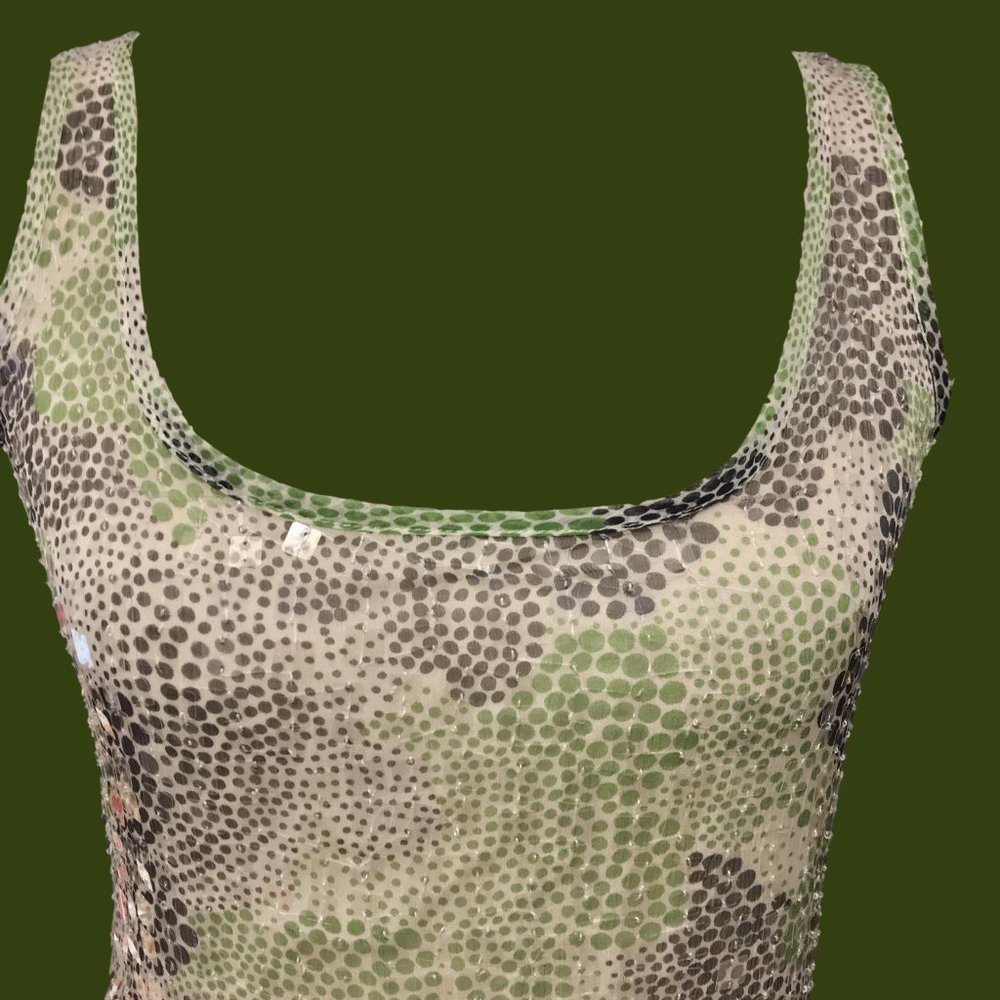 Tory Burch Silk Sleeveless Dress - Size 0 - Picture 6 of 8